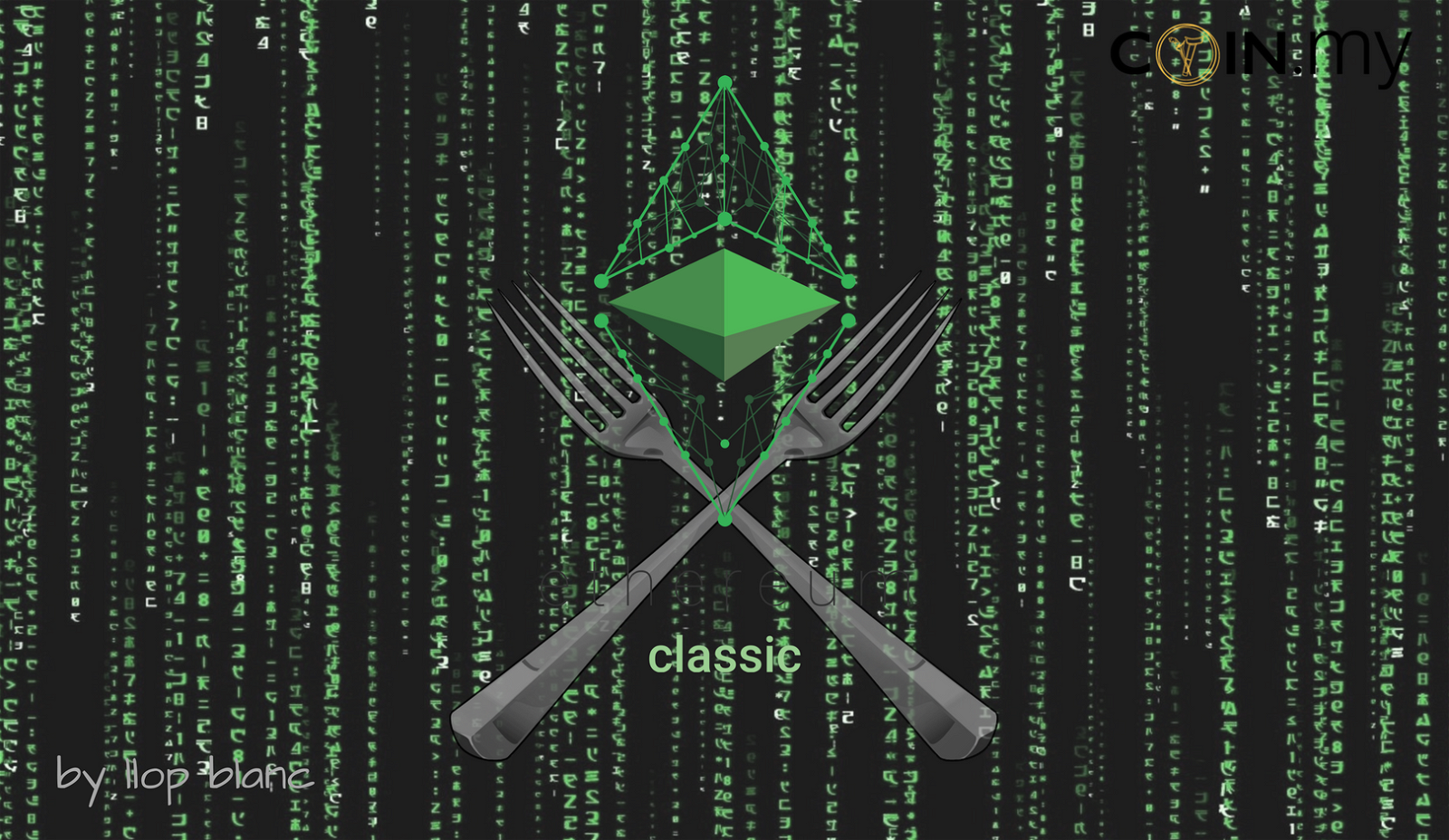 an image on a post on hard fork ethereum classic