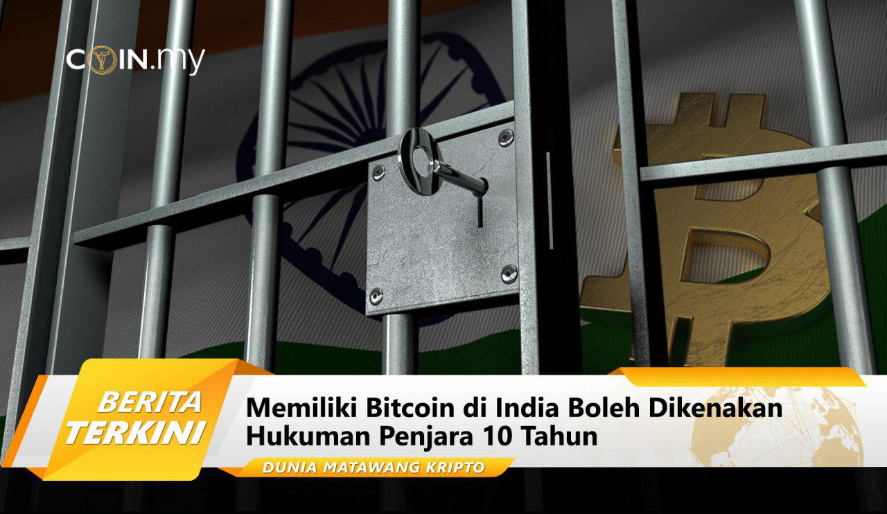 an image on a post on bitcoin india penjara