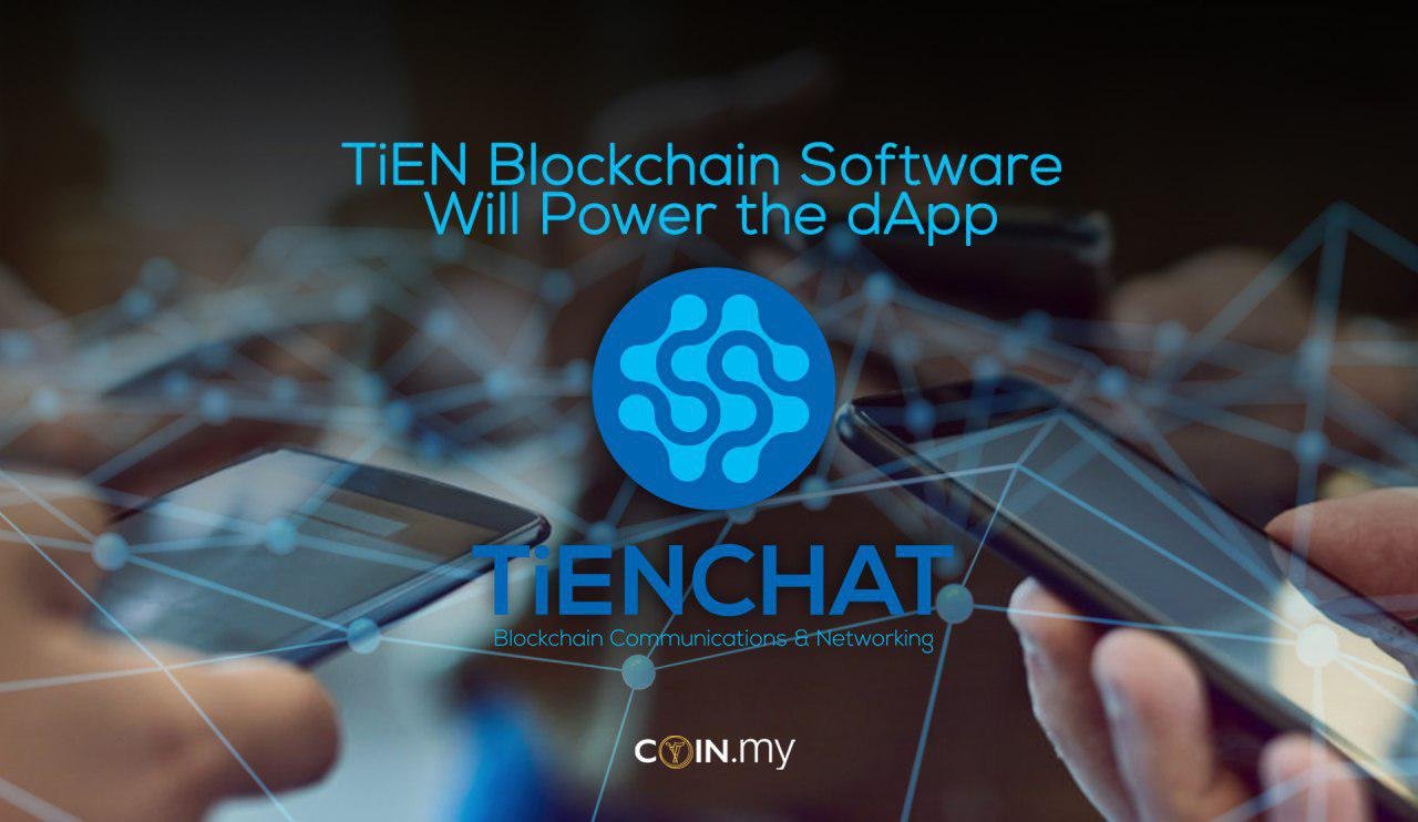 an image on a post on tienpay public blockchain software