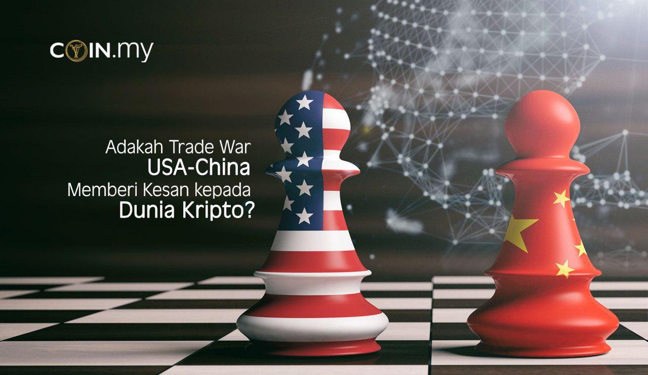 an image on a post on trade war usa-china kripto