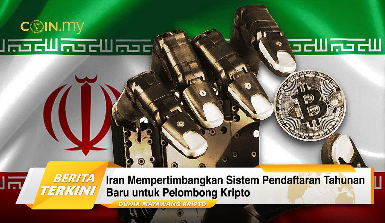 an image on a post on iran registry miners