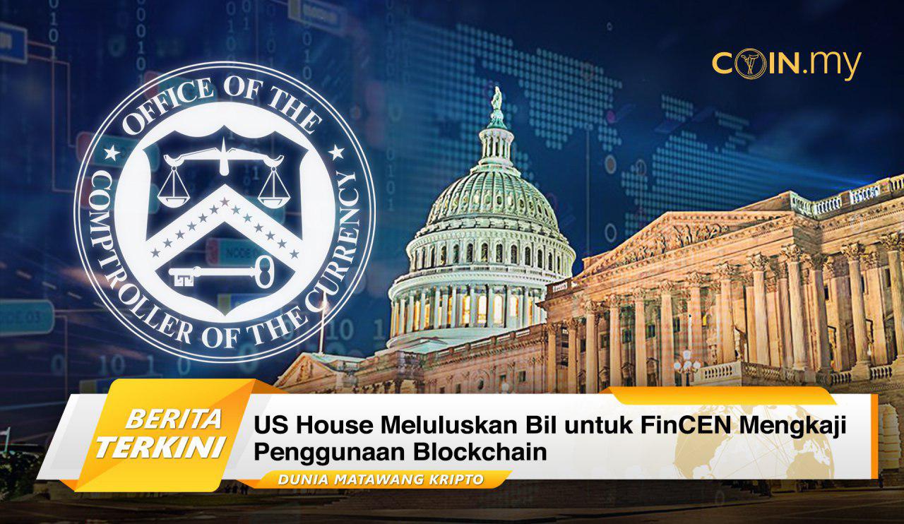 an image on a post on us house fincen blockchain