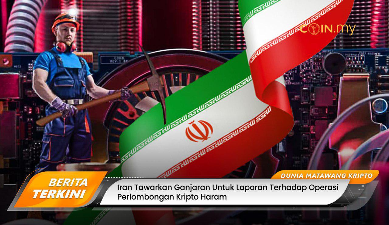 an image on a post on iran mining crypto