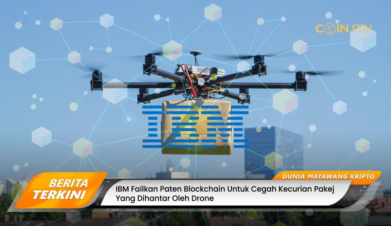 an image on a post on ibm blockchain drone