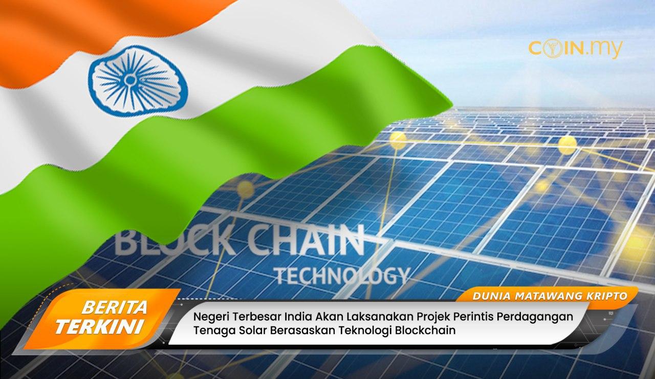 an image on a post on india solar blockchain