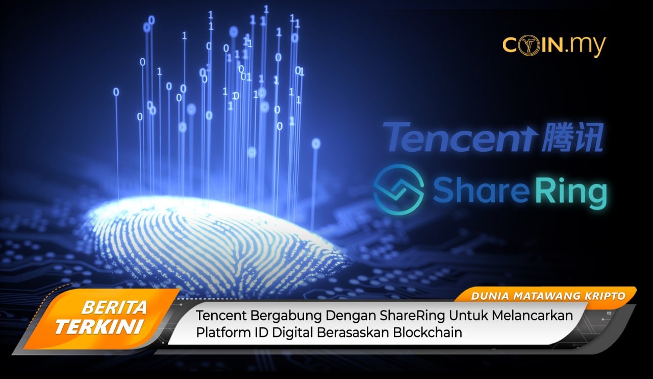 an image on a post on tencent sharering id digital blockchain