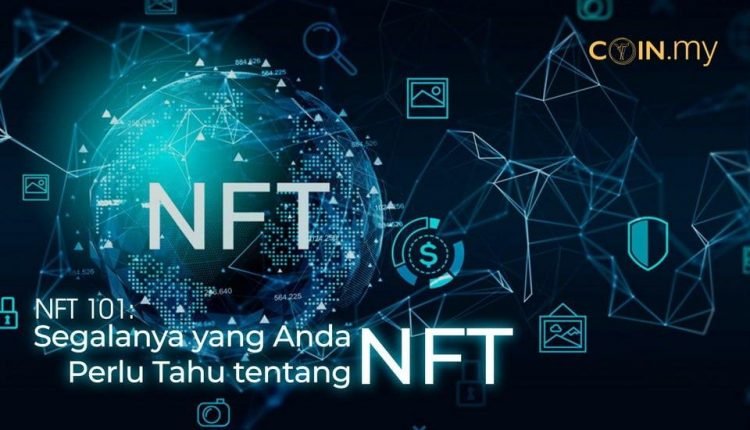 an image on a post on nft blockchain technology